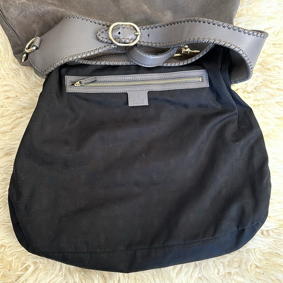 Gucci Dark Gray Hobo - Picture 8 of 17